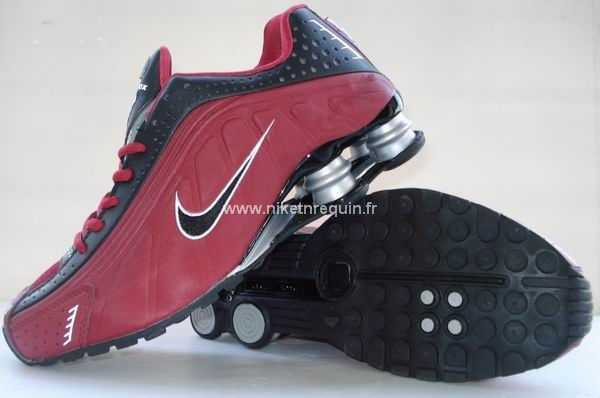Nike Shox R4 Mens Rouge Noir